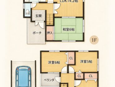 茨木市太田　土地30坪超★室内リフォーム済4LDK　中古戸建 画像1